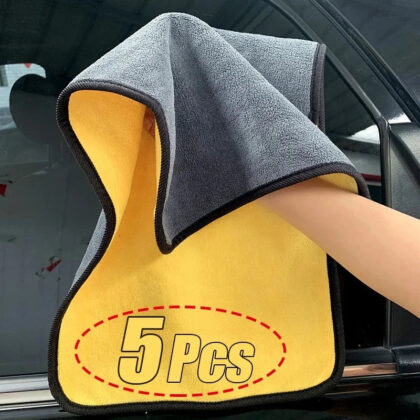 1/3/5Pcs Microfiber Cleaning Towel Car Cleaning Cloths Professional Detailing Car Drying Microfiber Towel Wash Towel Accessories