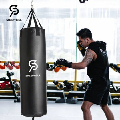 Professional Boxing Sandbag Punching Bag – 40/46in, Empty-Heavy, For Adults Gym Training