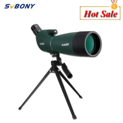 SVBONY SV28/SV28PLUS 25-75×70 Spotting Scopes With Tripod,Waterproof,Range Shooting Scope, For Target Shooting,Bird Watching